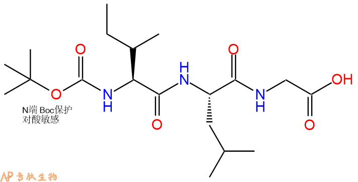 专肽生物产品三肽Boc-Ile-Leu-Gly126072-00-2