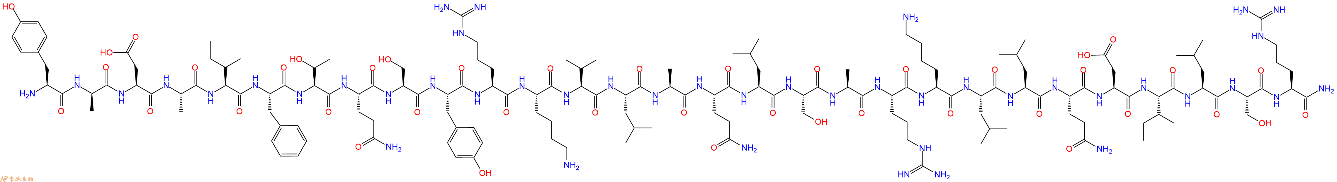 专肽生物产品CJC1295(WithoutDAC)、CJC1295 no dac863288-34-0