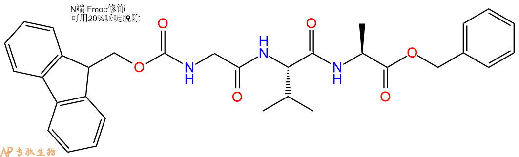 专肽生物产品三肽Fmoc-Gly-Val-Ala-苄酯化159922-57-3