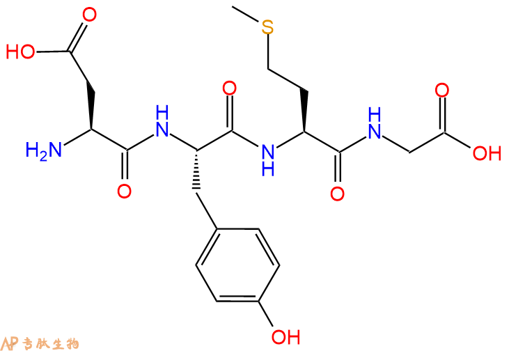 专肽生物产品醛肽ASP-Tyr-Met-Gly80790-40-5