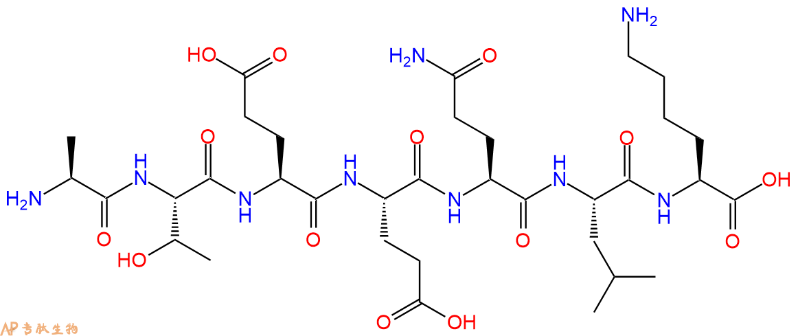 专肽生物产品七肽ATEEQLK779318-07-9