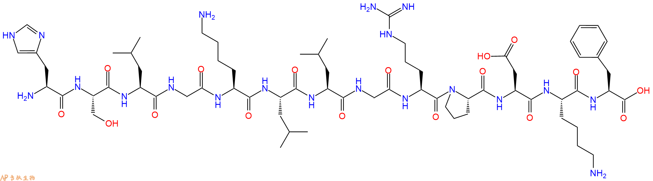 专肽生物产品髓鞘蛋白脂蛋白片段多肽LEU144,ARG147-MYELIN PROTEOLIPID PROTEIN(139-151)188859-65-6