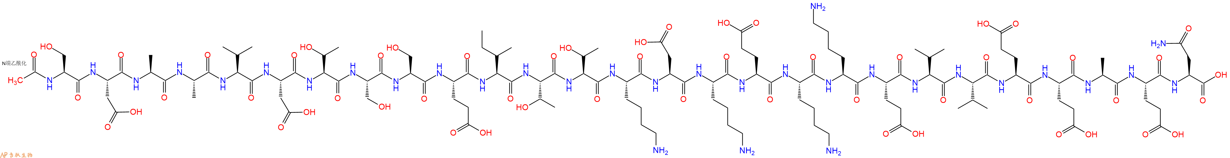 专肽生物产品胸腺法新杂质J