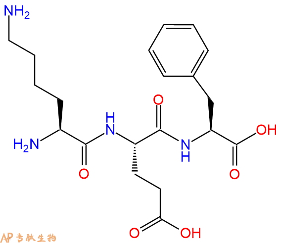 专肽生物产品三肽Lys-Glu-Phe