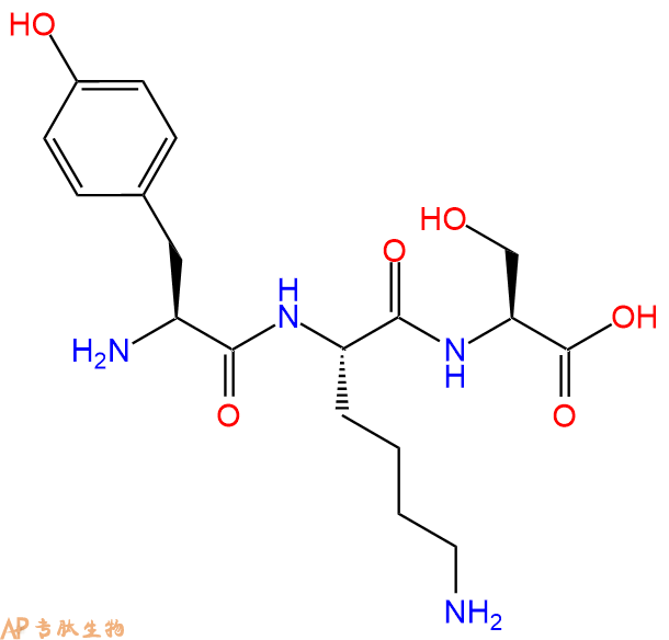 专肽生物产品三肽Tyr-Lys-Ser