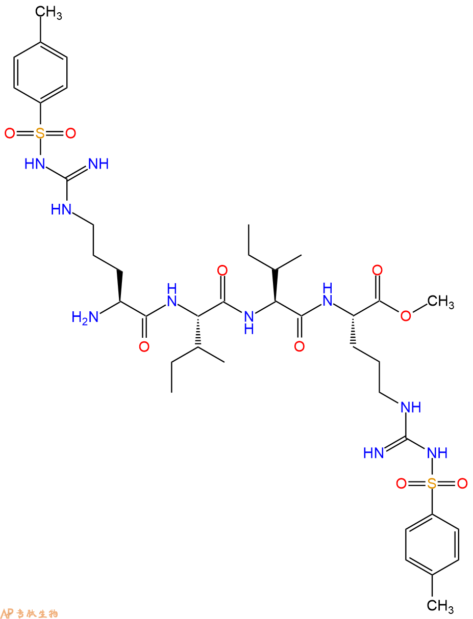 专肽生物产品四肽Arg(Tos)-Ile-Ile-Arg(Tos)-甲酯化53308-71-7