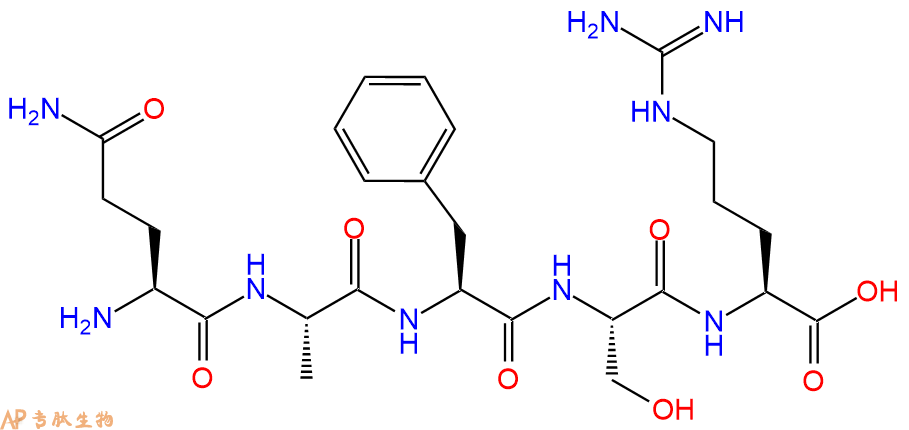专肽生物产品五肽Gln-Ala-Phe-Ser-Arg1355048-51-9