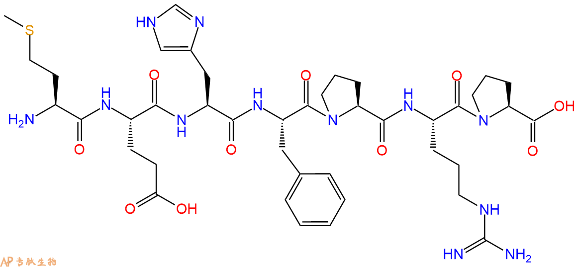 专肽生物产品七肽MEHFPRP104166-32-7