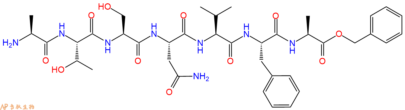 专肽生物产品七肽ATSNVFA-OBzl124318-98-5