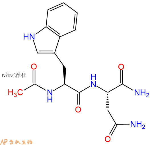 专肽生物产品二肽Ac-Trp-Asn-NH2