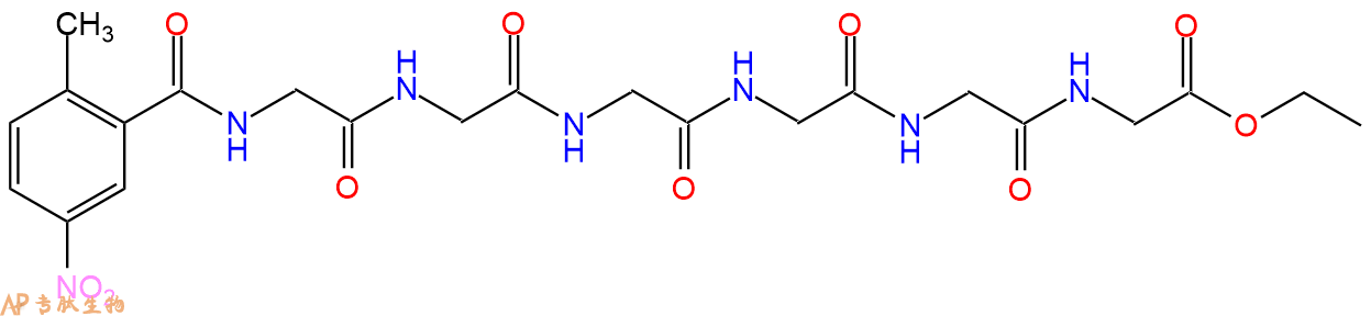 专肽生物产品六肽(O2N) m-a&beta;-Gly-Gly-Gly-Gly-Gly-Gly-乙酯化116459-35-9