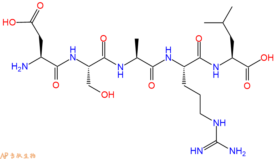 专肽生物产品五肽Asp-Ser-Ala-Arg-leu84053-31-6