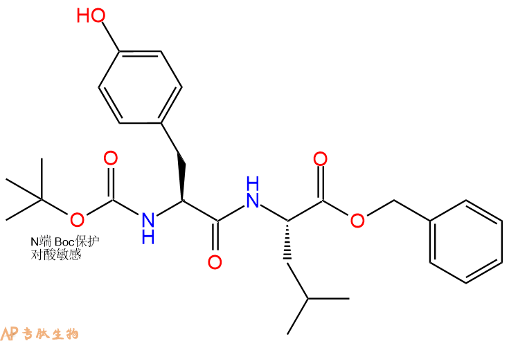 专肽生物产品Boc-Tyr-Leu-OBzl72210-21-0