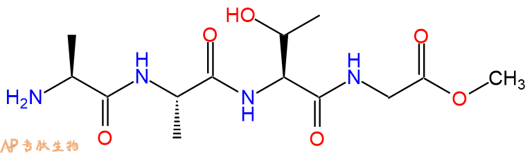 专肽生物产品四肽Ala-Ala-Thr-Gly-甲酯化53931-93-4