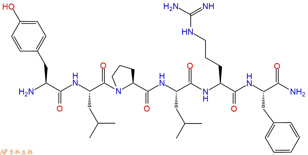 专肽生物产品六肽Tyr-Leu-Pro-Leu-Arg-Phe-NH2