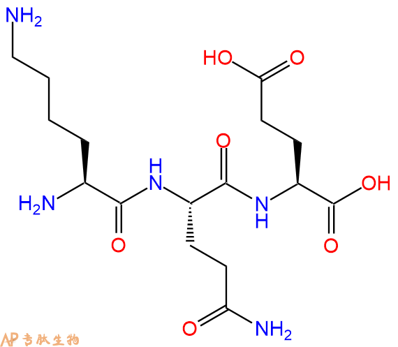专肽生物产品三肽Lys-Gln-Glu