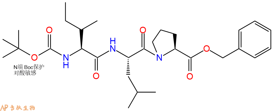 专肽生物产品三肽Boc-Ile-Leu-Pro-苄酯化83610-72-4