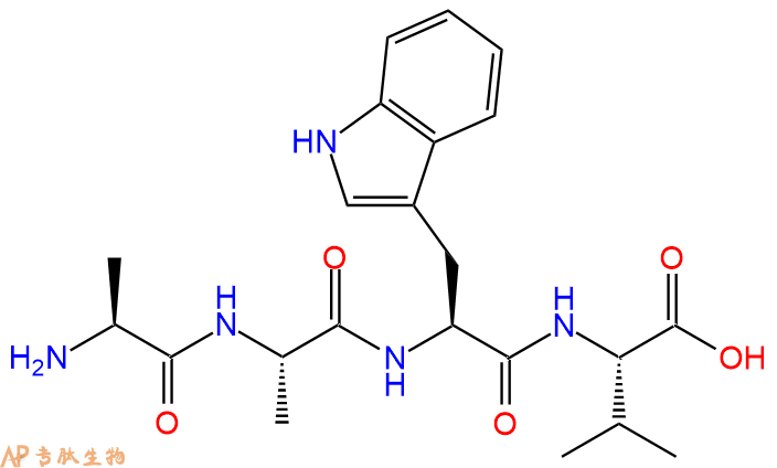 专肽生物产品四肽Ala-Ala-Trp-Val64830-52-0