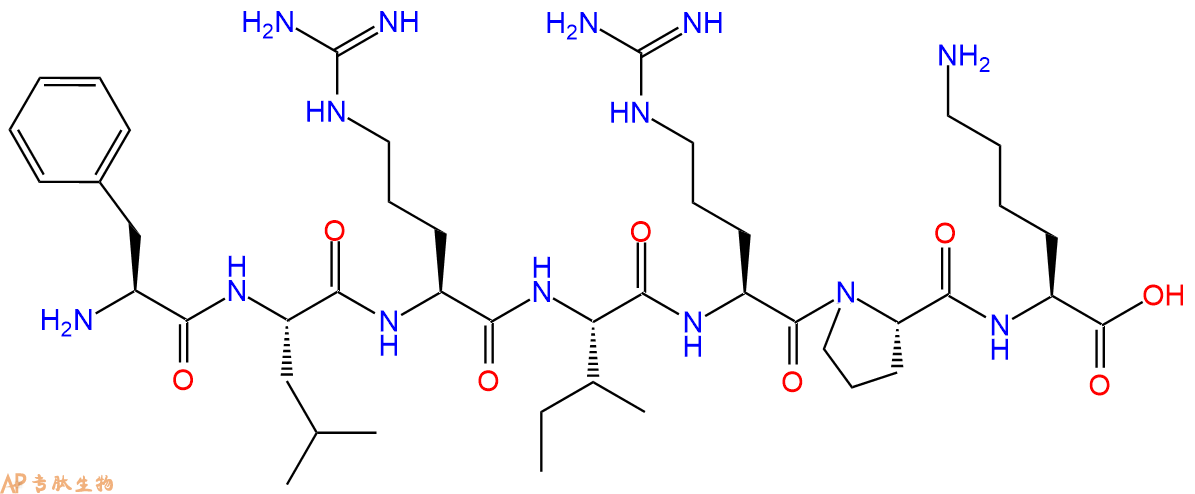 专肽生物产品七肽FLRIRPK1607010-95-6