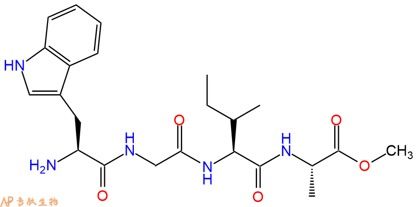 专肽生物产品四肽Trp-Gly-Ile-Ala-甲酯化945265-29-2