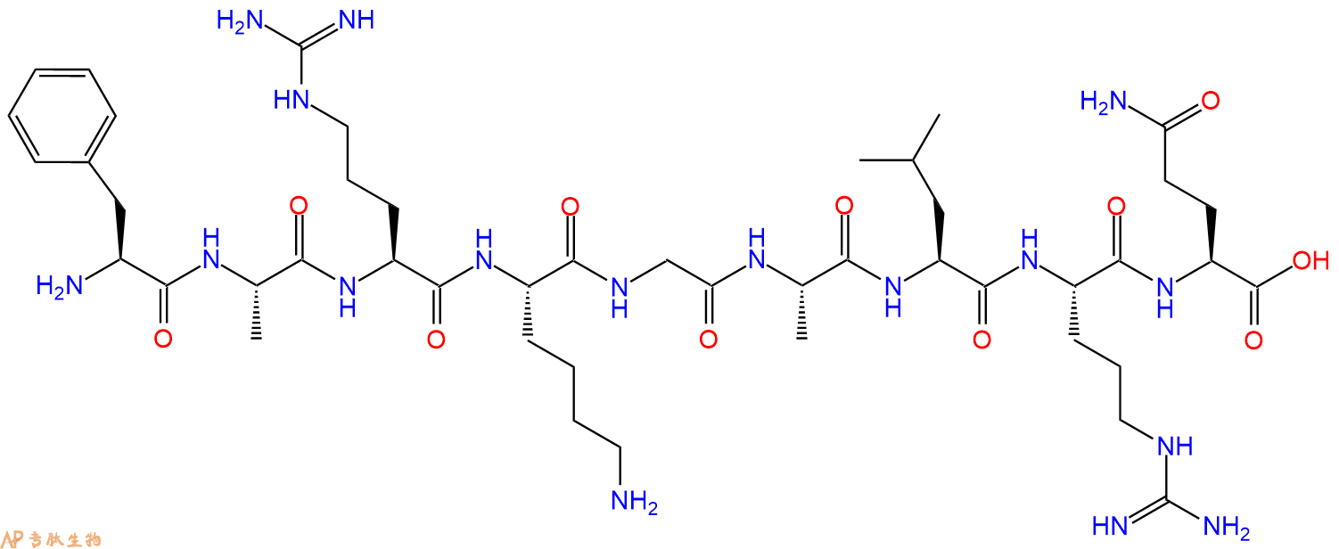专肽生物产品Phe-Ala-Arg-Lys-Gly-Ala-Leu-Arg-GLN150626-45-2