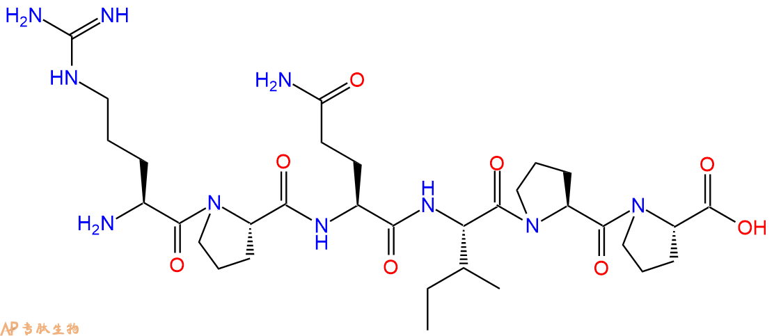 专肽生物产品六肽Arg-Pro-Gln-Ile-Pro-Pro59189-93-4