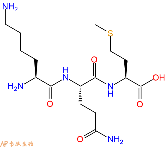 专肽生物产品三肽Lys-Gln-Met