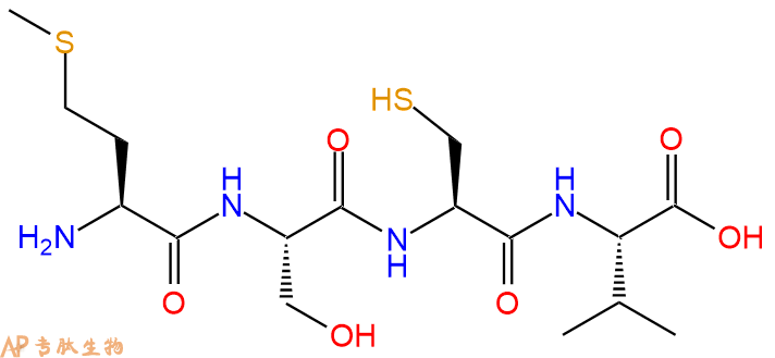 专肽生物产品四肽Met-Ser-Cys-Val320372-42-7
