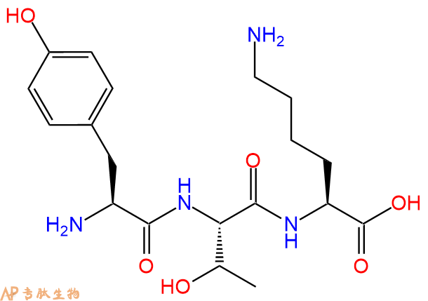 专肽生物产品三肽Tyr-Thr-Lys168971-88-8