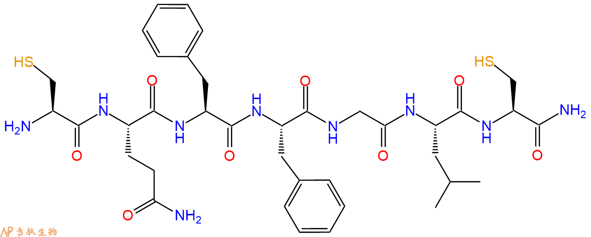 专肽生物产品七肽CQFFGLC-NH296048-59-8