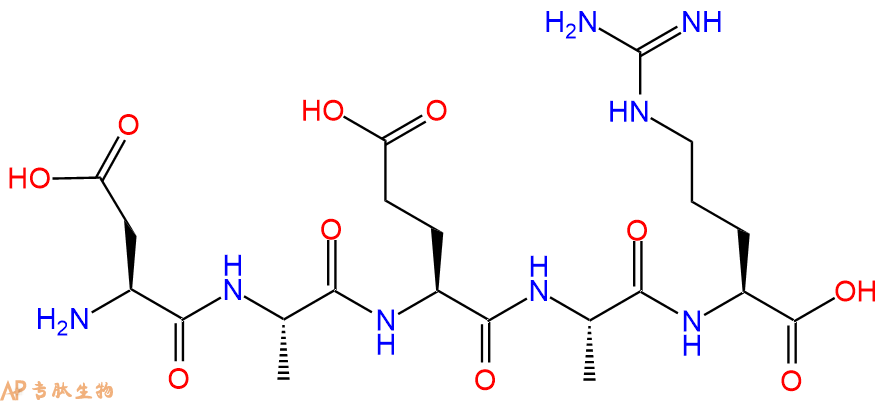 专肽生物产品五肽Asp-Ala-Glu-Ala-Arg121274-67-7