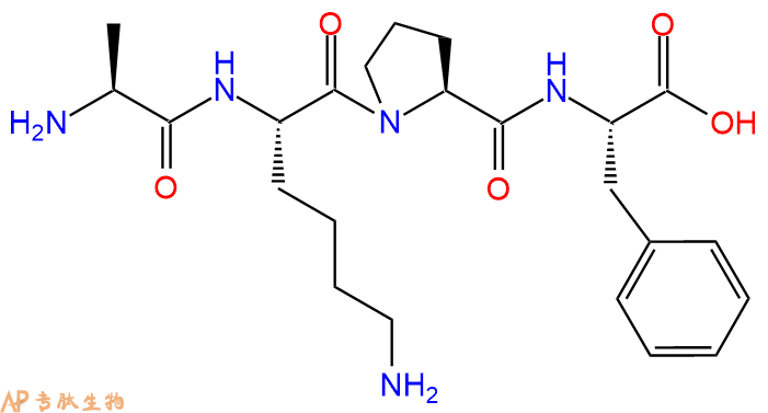 专肽生物产品四肽Ala-Lys-Pro-Phe154485-82-2