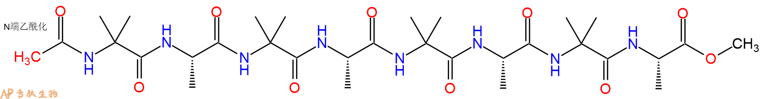 专肽生物产品八肽Ac-Aib-A-Aib-A-Aib-A-Aib-A-OMe1334681-25-2