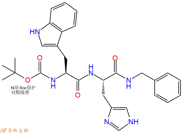 专肽生物产品二肽N-α-Boc-Trp-His-NHBzl1184962-81-9