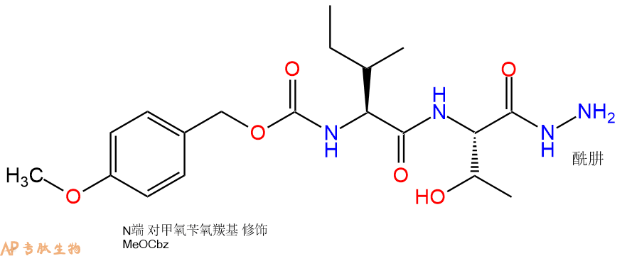 专肽生物产品二肽Z(OMe)-Ile-Thr-NH-NH262074-42-4