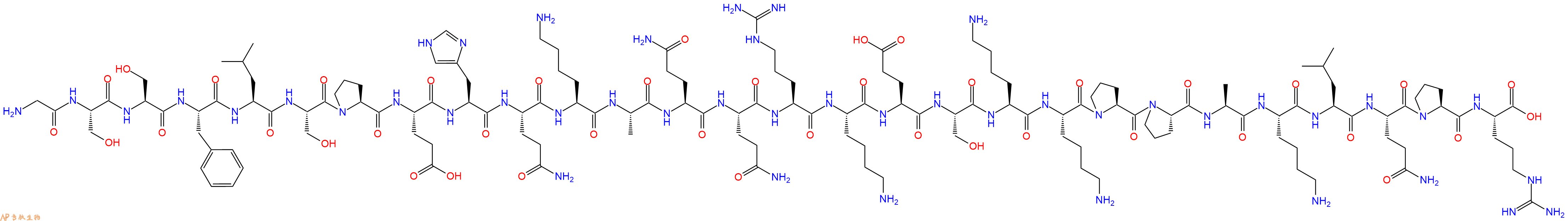 专肽生物产品[Des-octanoyl]-Ghrelin, rat307950-60-3