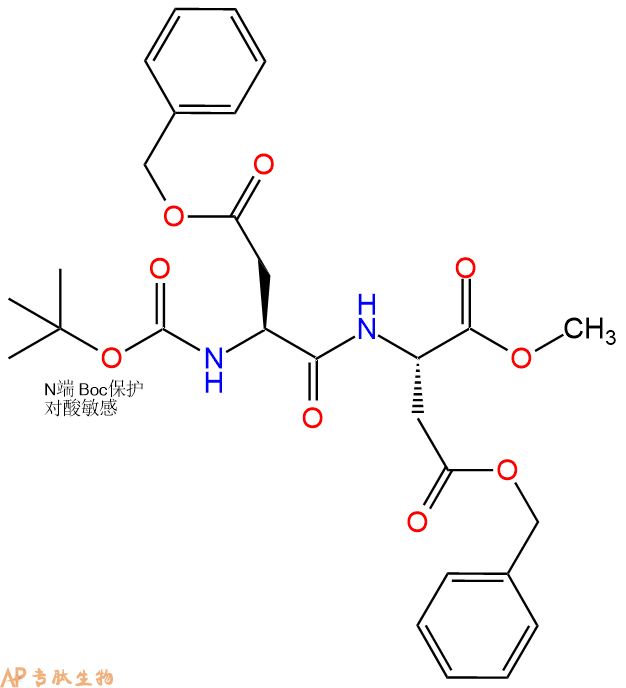 专肽生物产品二肽Boc-Asp(OBzl)-Asp(OBzl)-甲酯化1448069-94-0