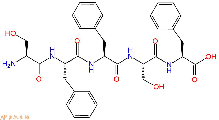 专肽生物产品五肽Ser-Phe-Phe-Ser-Phe1220893-37-7