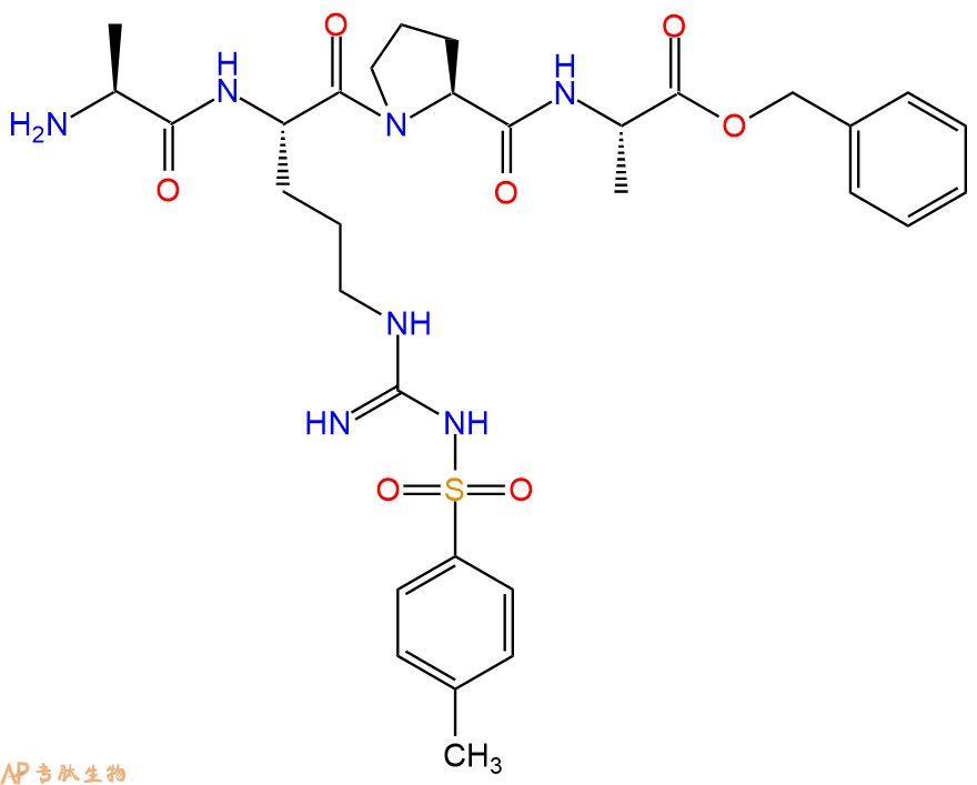 专肽生物产品四肽Ala-Arg(Tos)-Pro-Ala-苄酯化666832-01-5