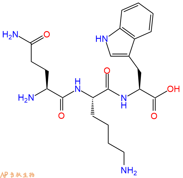 专肽生物产品三肽Gln-Lys-Trp