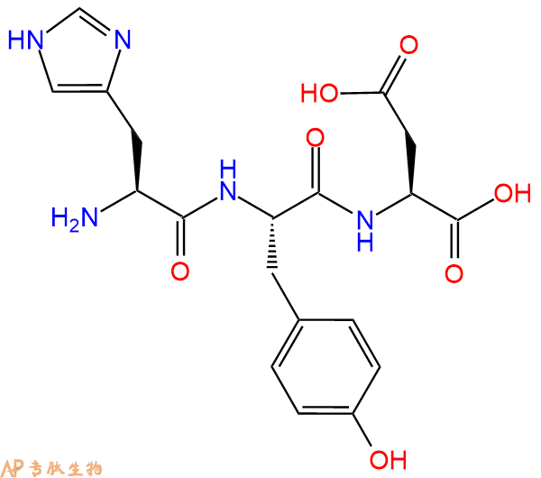 专肽生物产品三肽His-Tyr-Asp