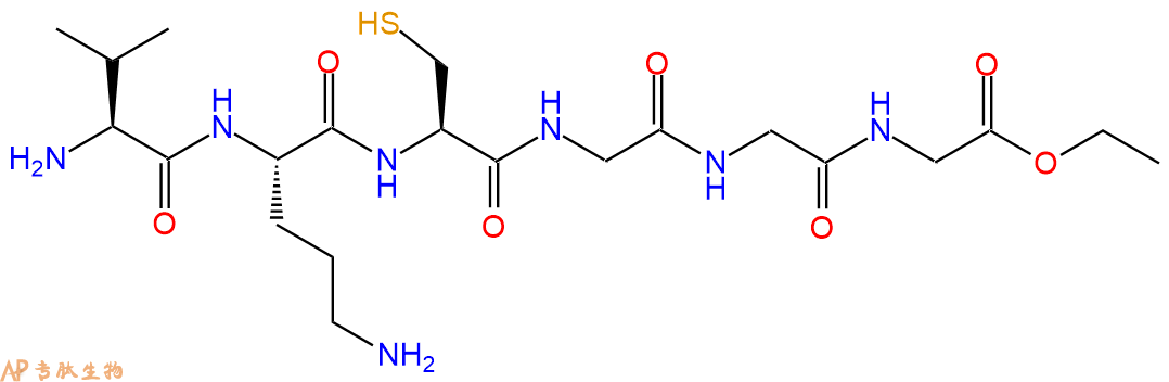 专肽生物产品六肽VOC-Gly-Gly-Gly-乙酯化64550-02-3