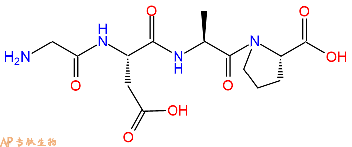 专肽生物产品四肽Gly-Asp-Ala-Pro1217180-98-7