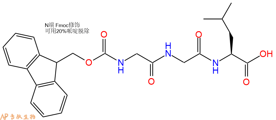 专肽生物产品三肽Fmoc-Gly-Gly-Leu1122069-12-8