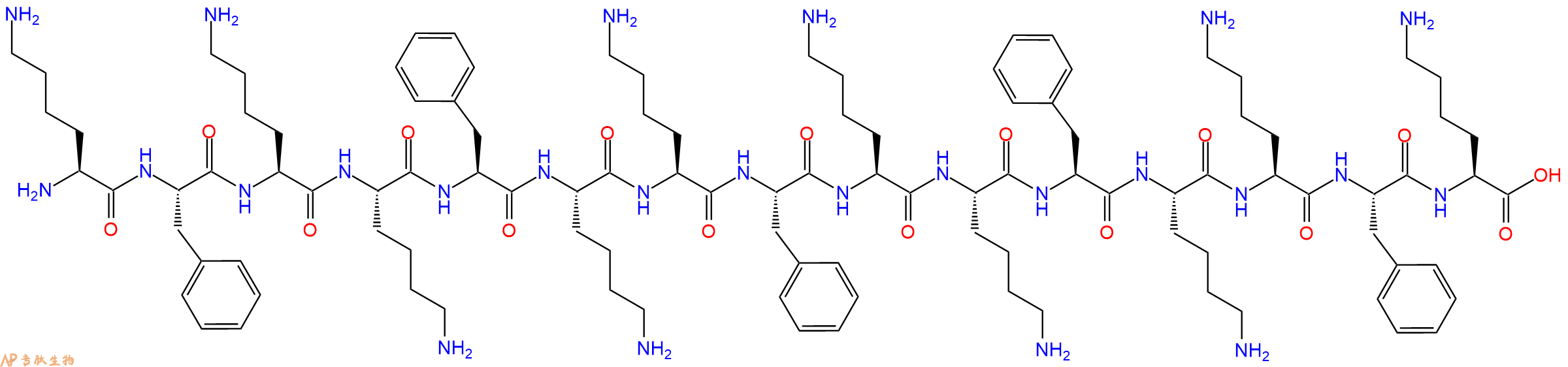 专肽生物产品十五肽KFKKFKKFKKFKKFK844471-68-7
