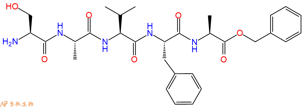 专肽生物产品五肽Ser-Ala-Val-Phe-Ala-苄酯化124319-16-0