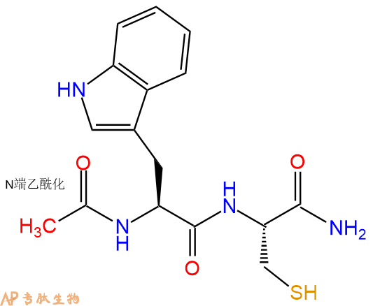 专肽生物产品二肽Ac-Trp-Cys-NH2