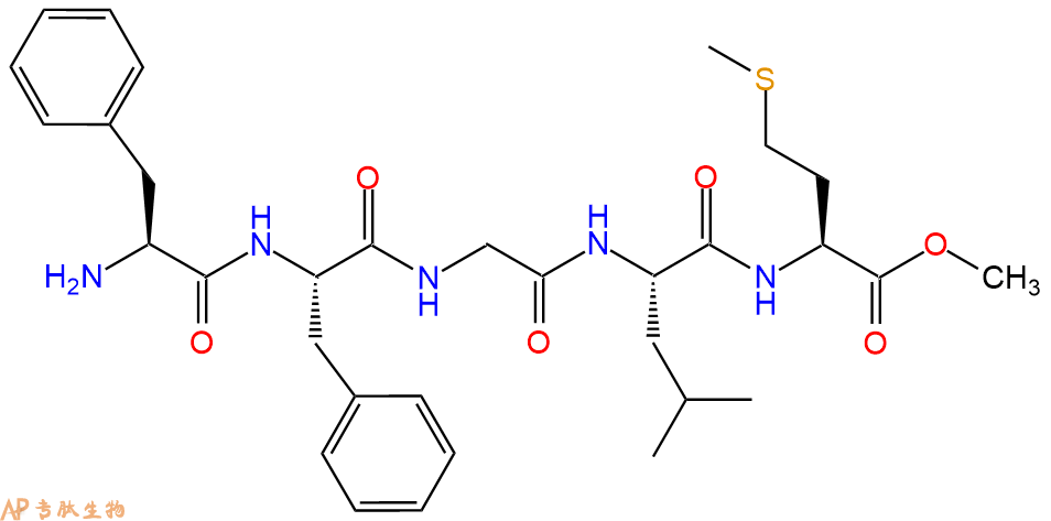 专肽生物产品五肽Phe-Phe-Gly-Leu-Met-甲酯化61243-32-1