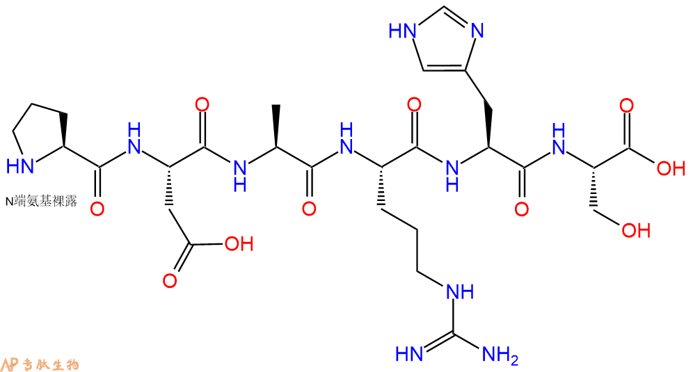 专肽生物产品六肽Pro-Asp-Ala-Arg-His-Ser71659-09-1