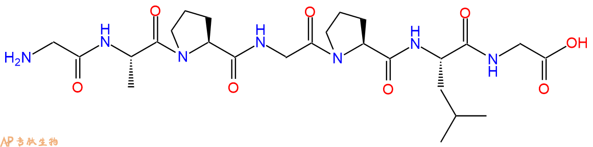 专肽生物产品七肽GAPGPLG628324-17-4